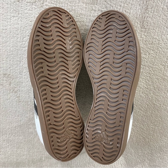 Adidas VL 3.0 Court Shoes Womens Size 7 White Black Classic Sneaker Casual - Picture 10 of 11